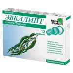 Эвкалипт Натур Продукт, пастилки 2.5 г 12 шт БАД к пище